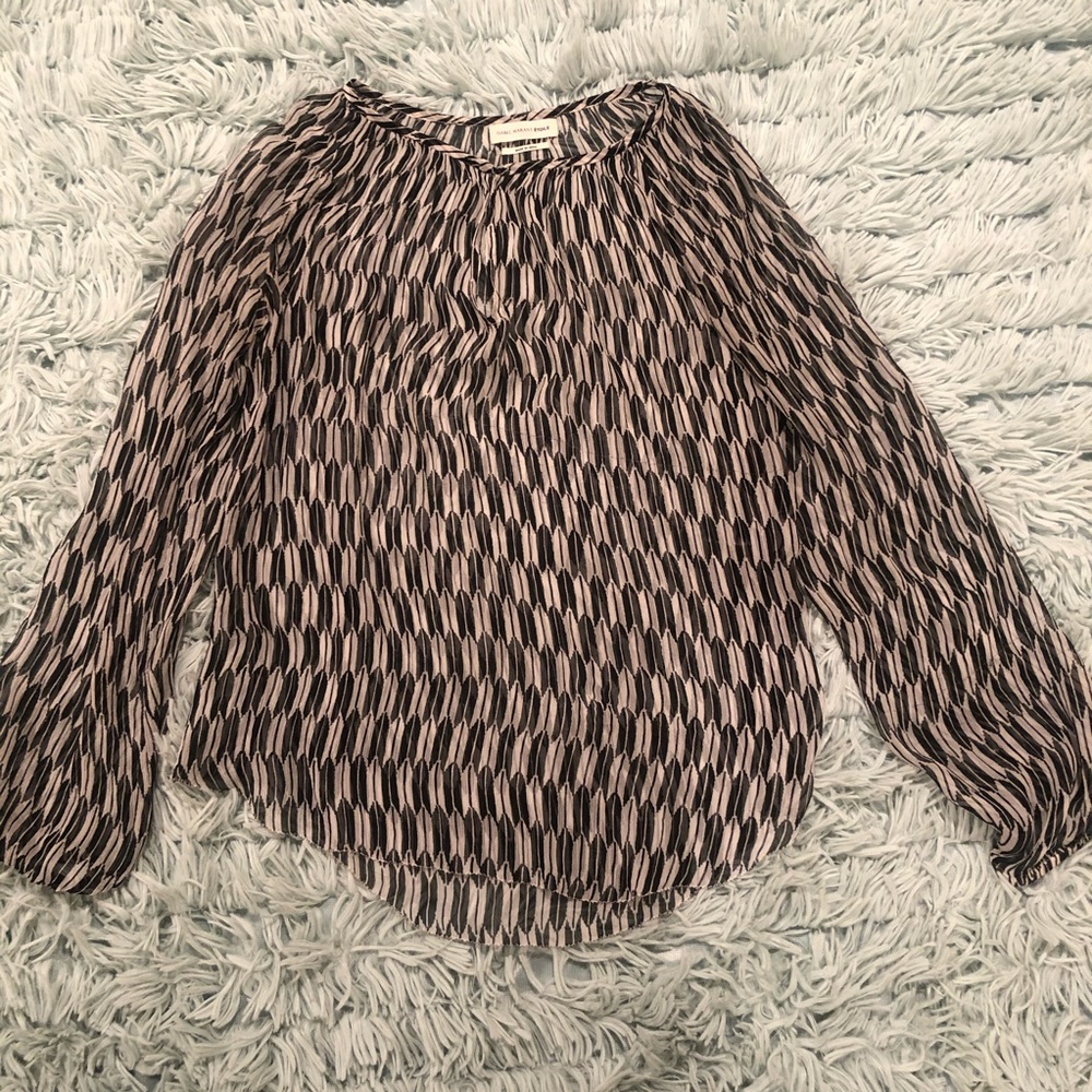Isabel Marant Black and Pink Blouse